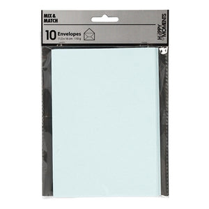 Creativ company envelop lichtblauw, 11,5x15cm, 10st.