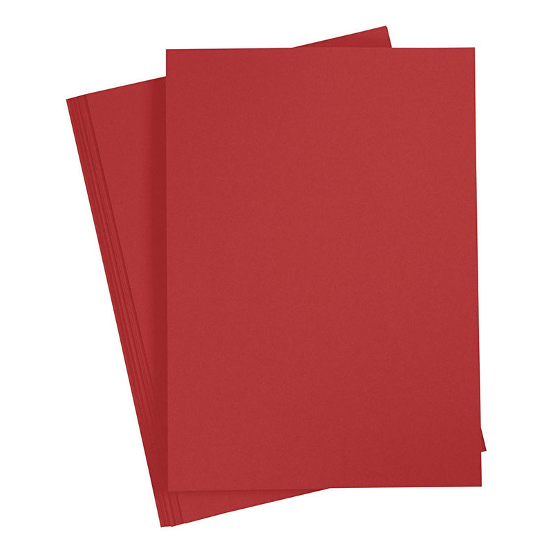 Load image into Gallery viewer, Creativ company karton, a4, vel 210x297 mm, 220 gr, rood, 10 stuk 1 doos
