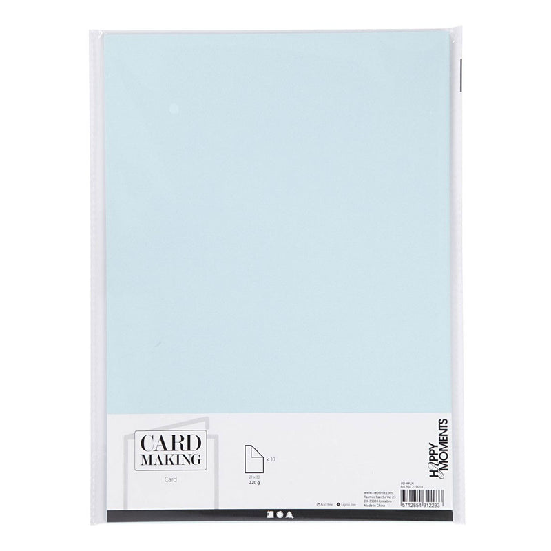 Load image into Gallery viewer, Creativ company karton lichtblauw a4 220g, 10st.
