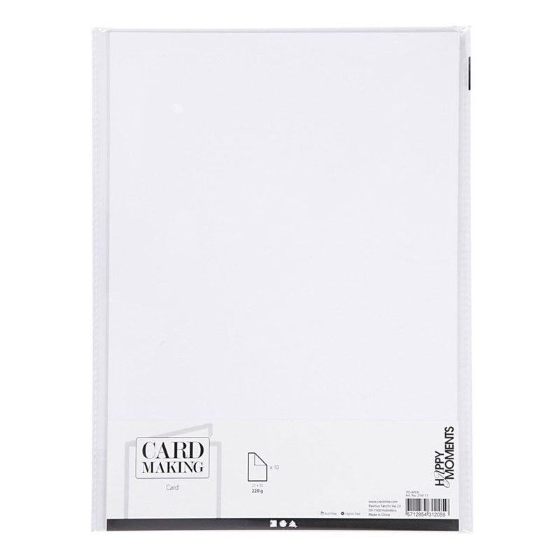 Load image into Gallery viewer, Creativ company karton, a4, vel 210x297 mm, 220 gr, wit, 10 stuk 1 doos
