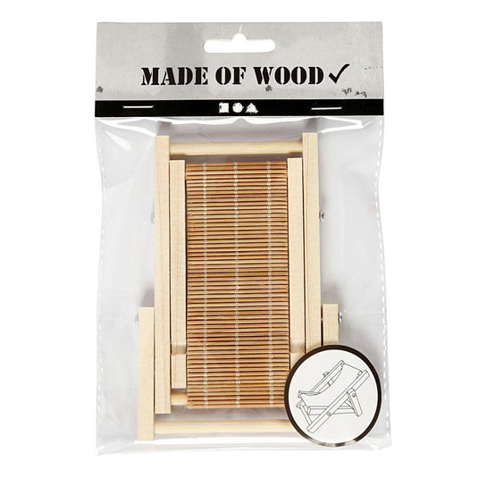 Creativ company houten mini strandstoel