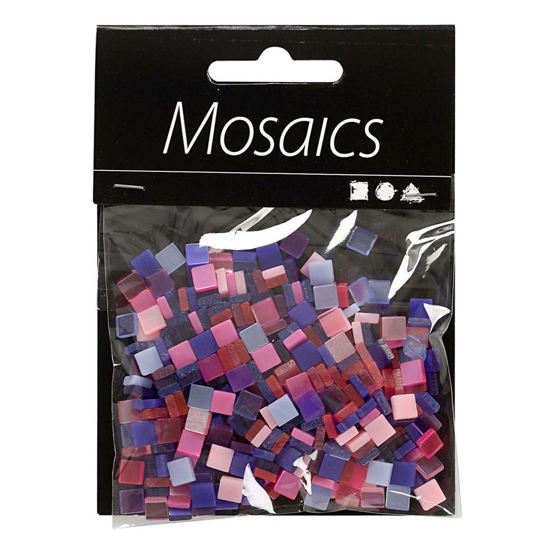 Load image into Gallery viewer, Creativ company mini mozaiek paars 10x10mm, 25 gram
