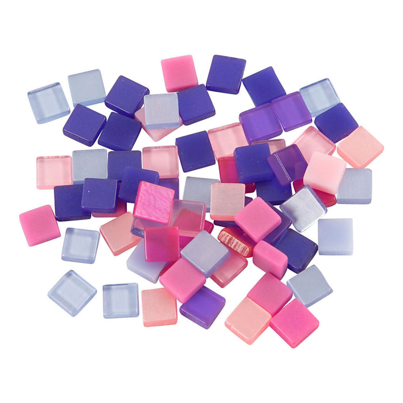 Load image into Gallery viewer, Creativ company mini mozaiek paars 10x10mm, 25 gram
