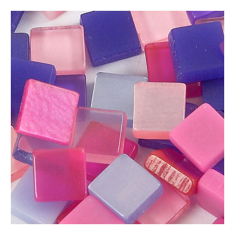 Load image into Gallery viewer, Creativ company mini mozaiek paars 10x10mm, 25 gram
