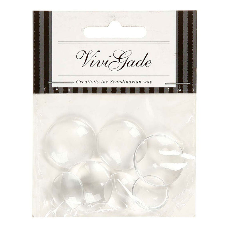 Load image into Gallery viewer, Creativ company ronde cabochons met platte achterkant, 8st.
