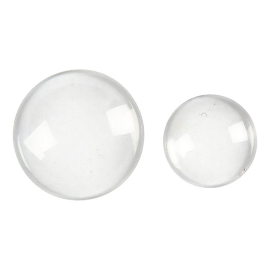 Creativ company ronde cabochons met platte achterkant, 8st.