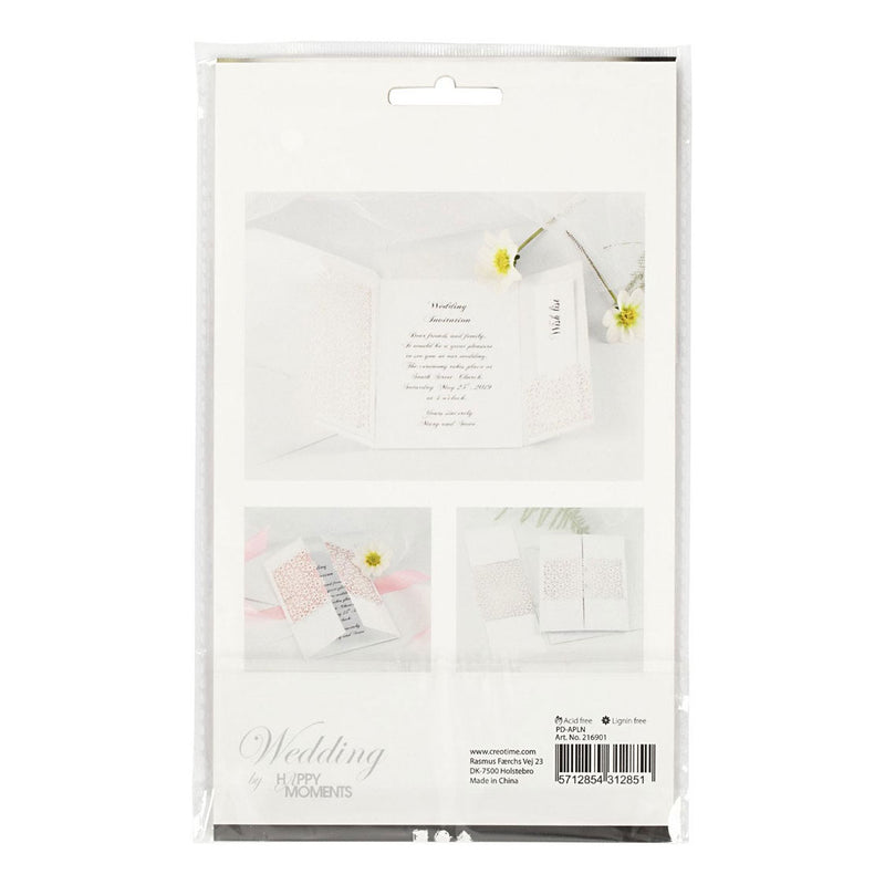 Load image into Gallery viewer, Creativ company patroonkarton, vel 10,5x15 cm, 200 gr, wit, 10 stuk 1 doos
