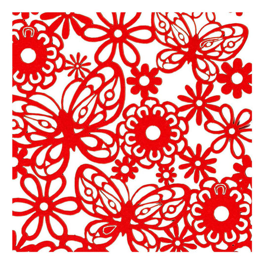 Creativ company patroonkarton, vel 10,5x15 cm, 200 gr, rood, 10 stuk 1 doos