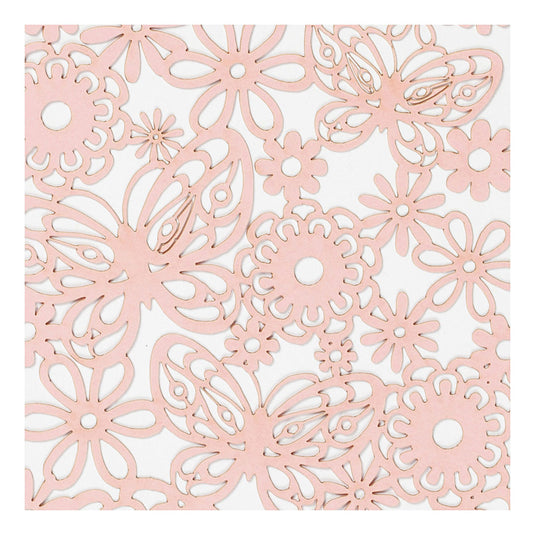 Creativ company patroonkarton, vel 10,5x15 cm, 200 gr, lichtrood, 10 stuk 1 doos