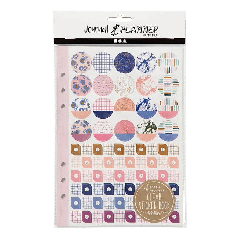 Load image into Gallery viewer, Creativ company stickerboek bloemen a5 voor planner, 578st.
