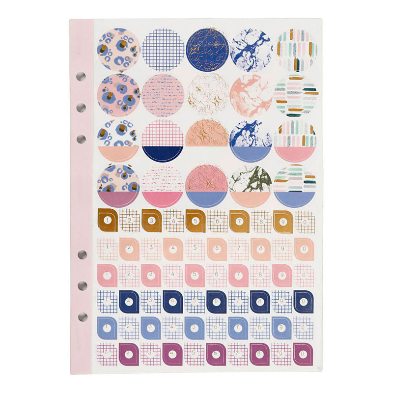 Load image into Gallery viewer, Creativ company stickerboek bloemen a5 voor planner, 578st.

