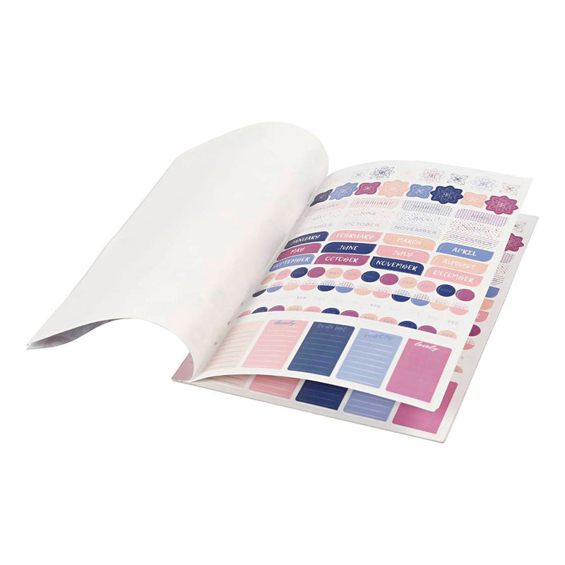 Load image into Gallery viewer, Creativ company stickerboek bloemen a5 voor planner, 578st.
