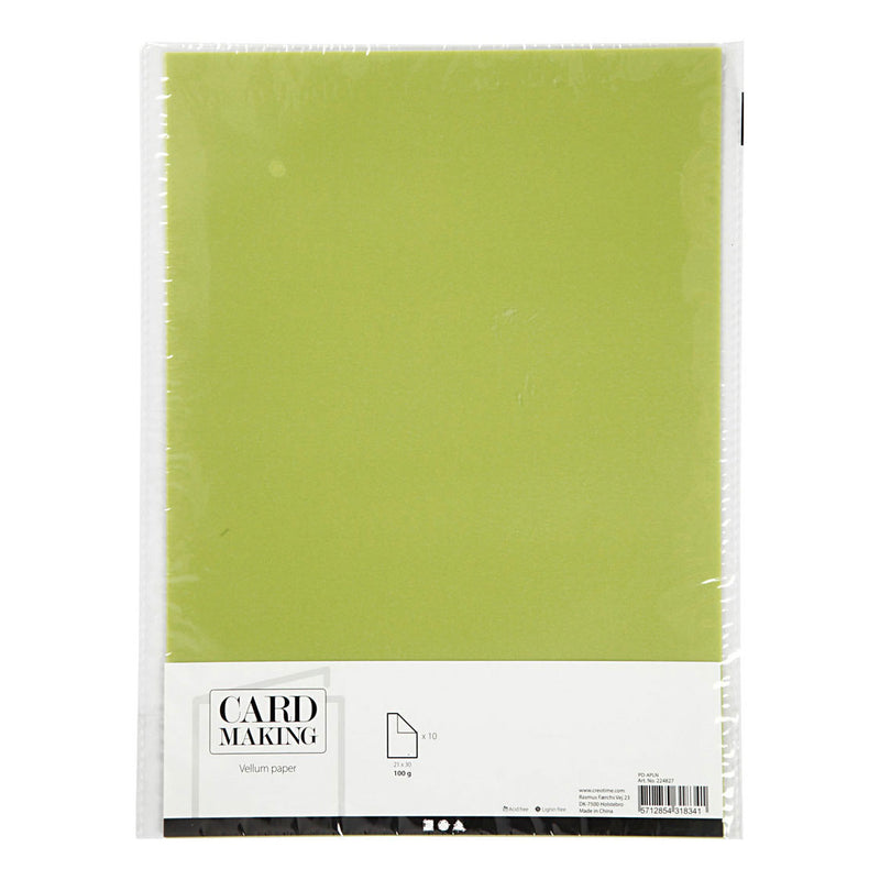 Load image into Gallery viewer, Creativ company vellumpapier a4 lichtgroen, 10 vellen
