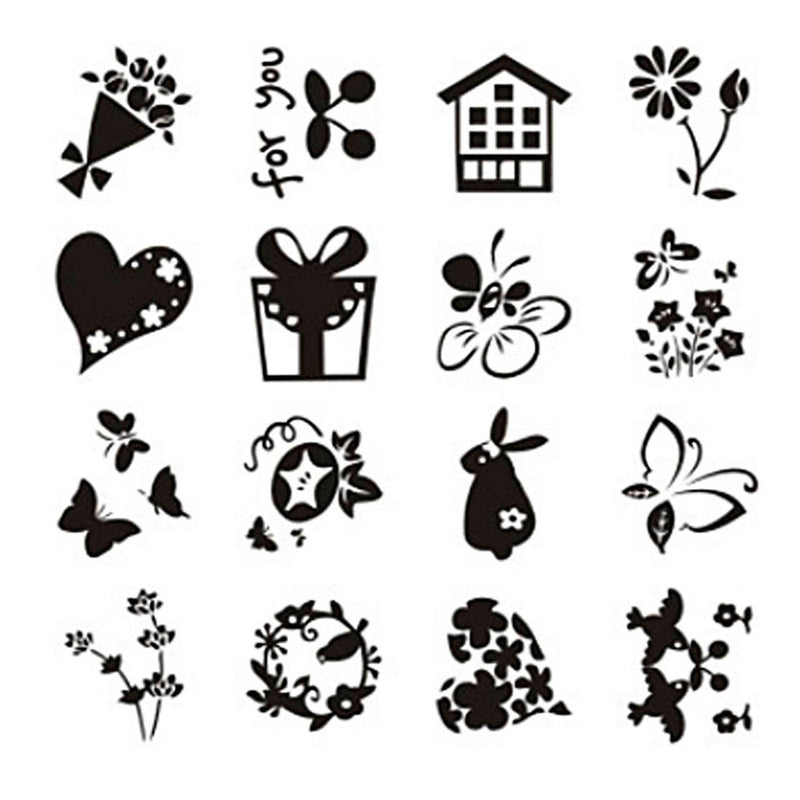 Load image into Gallery viewer, Creativ company silicone stempels, kleine lieve groetjes, vel 11x15,5 cm, 1 vel
