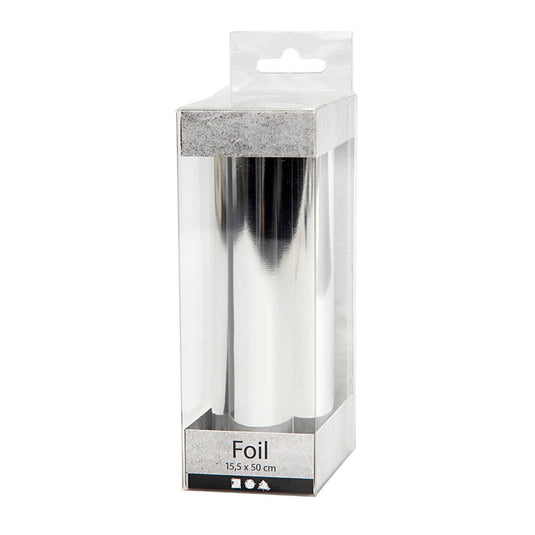 Creativ company deco folie zilver, 50cm