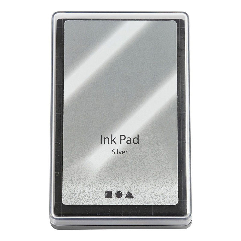 Load image into Gallery viewer, Creativ company stempelinkt zilver, 9x6cm

