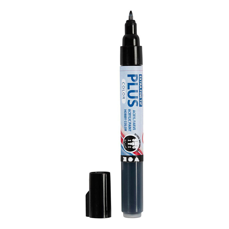 Load image into Gallery viewer, Creativ company plus color marker zwart, 5,5ml
