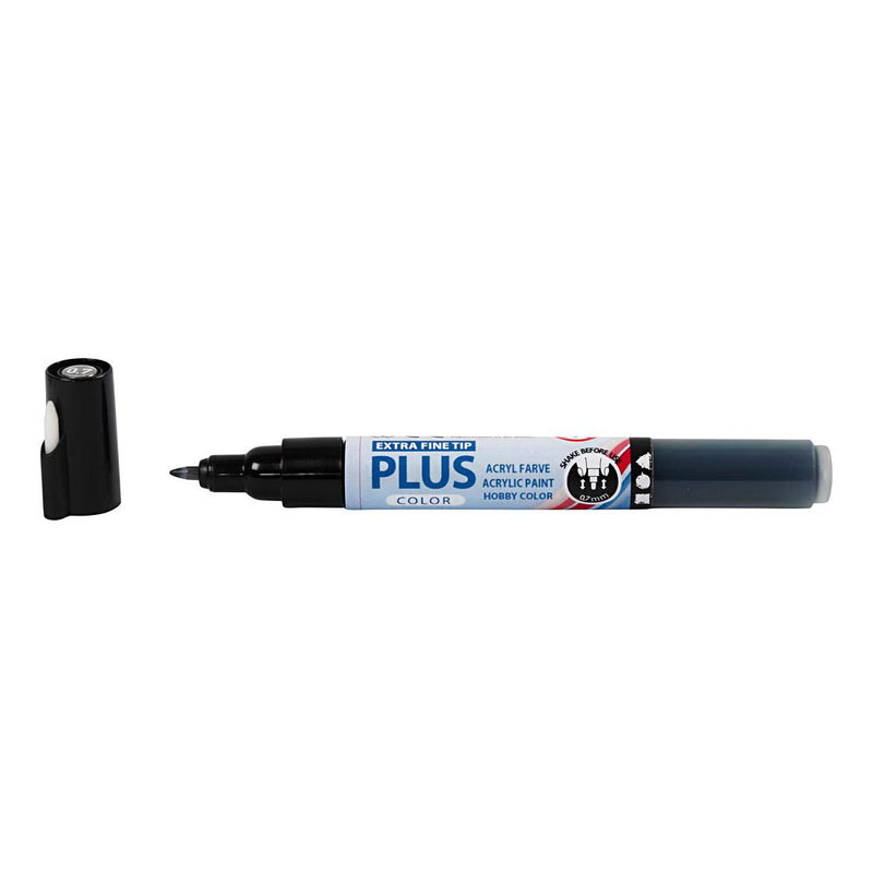 Load image into Gallery viewer, Creativ company plus color marker zwart, 5,5ml
