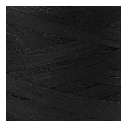 Creativ company papier raffia garen zwart, 100m