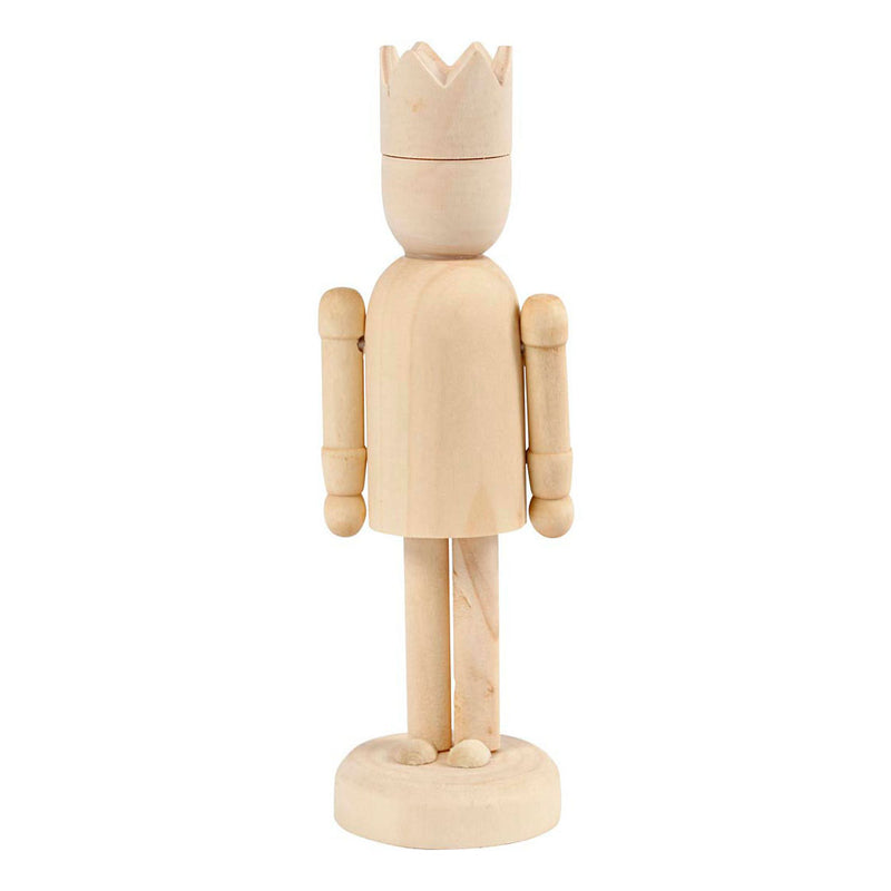 Load image into Gallery viewer, Creativ company houten figuur met kroon, 13cm
