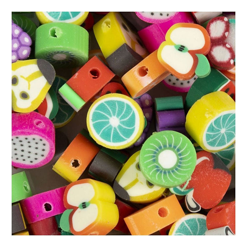 Load image into Gallery viewer, Creativ company http: www.cchobby.nl figuurkralen-fruit-d-10-mm-gatgrootte-1-5-mm-60-stuk-1-doos
