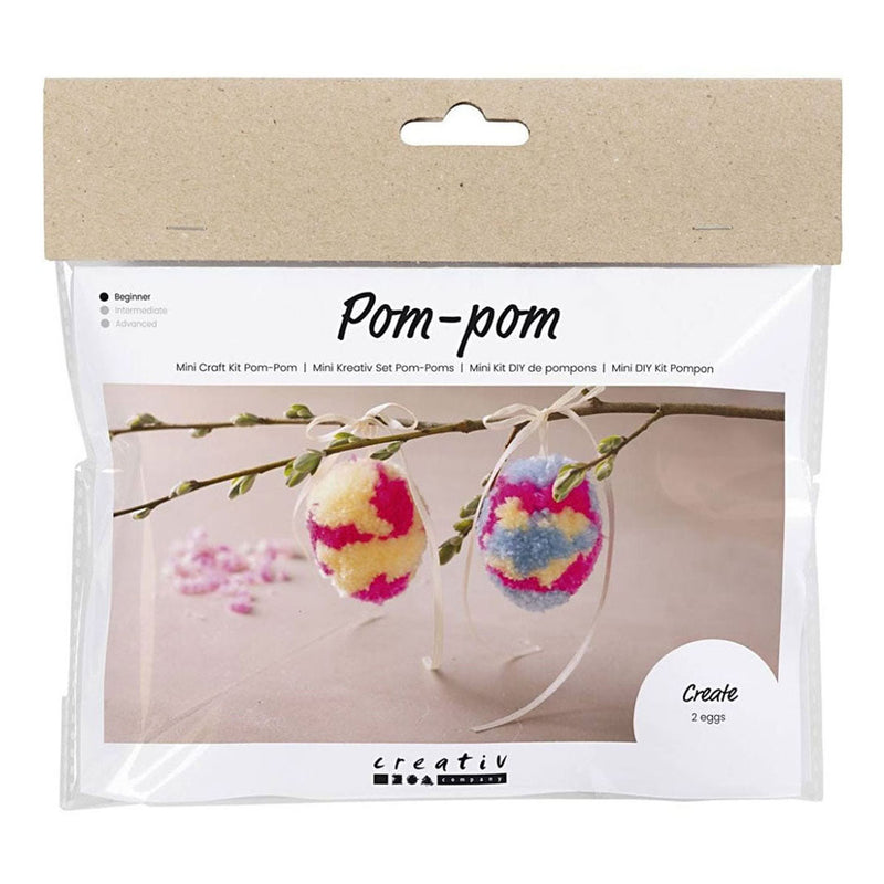 Load image into Gallery viewer, Creativ company mini hobbyset pompom ei, 2st. pasen
