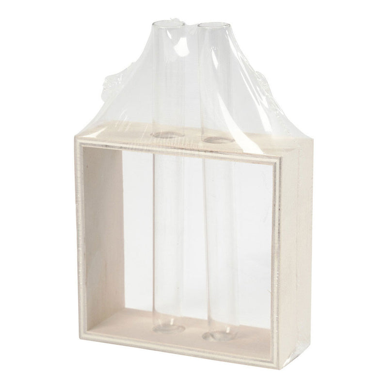 Load image into Gallery viewer, Creativ company houten rek met reageerbuizen, 3dlg.
