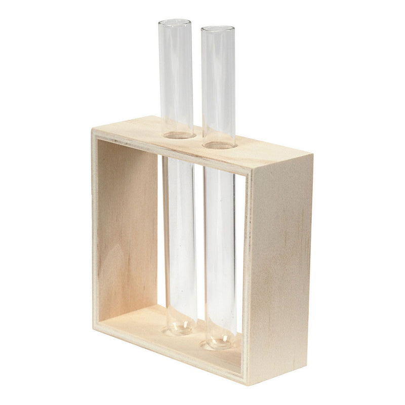 Load image into Gallery viewer, Creativ company houten rek met reageerbuizen, 3dlg.
