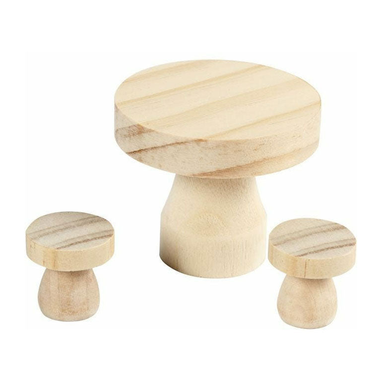 Load image into Gallery viewer, Creativ company houten mini meubelset, 3dlg.
