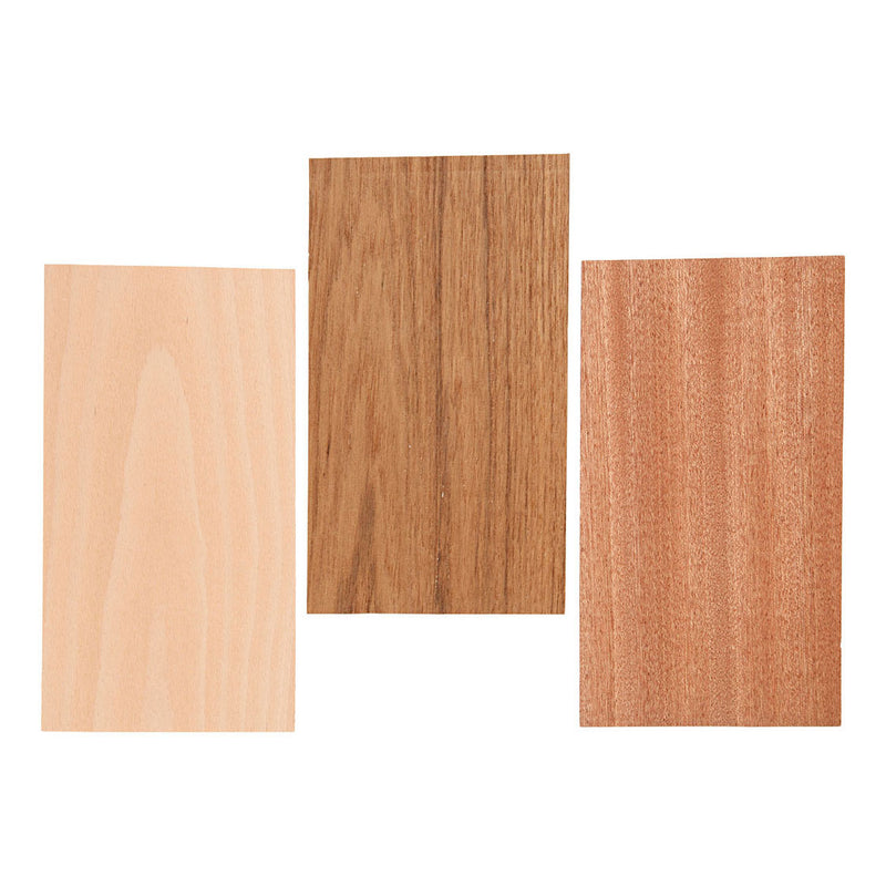 Load image into Gallery viewer, Creativ company bamboe fineer, vel 12x22 cm, dikte 0,75 mm, 3 vel 1 doos
