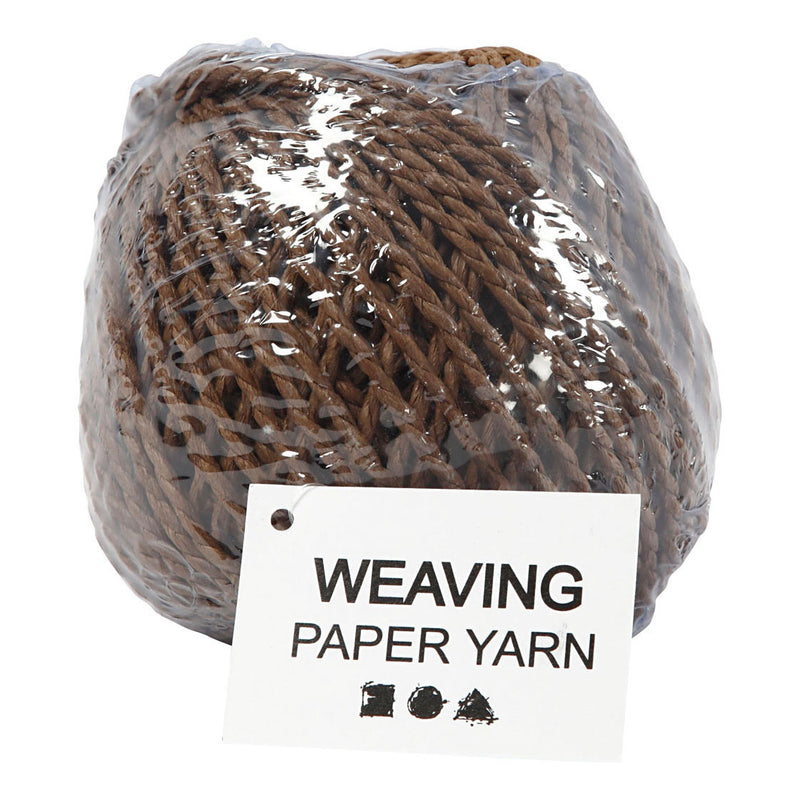 Load image into Gallery viewer, Creativ company papier garen donkerbruin, 40m
