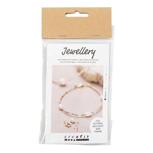 Creativ company mini hobbyset sieraden armband en ketting met sluiting