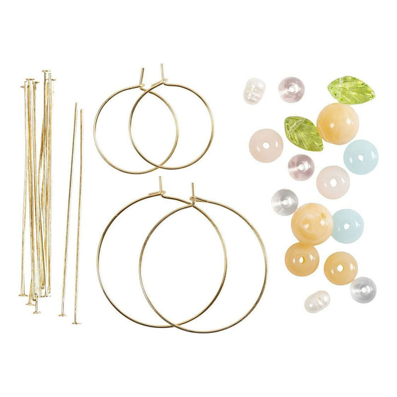 Load image into Gallery viewer, Creativ company mini hobbyset sieraden oorringen met kralen
