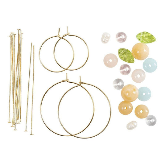 Creativ company mini hobbyset sieraden oorringen met kralen