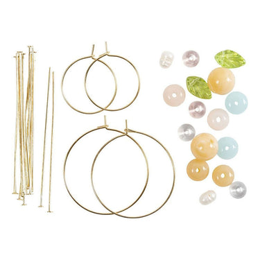 Creativ company mini hobbyset sieraden oorringen met kralen