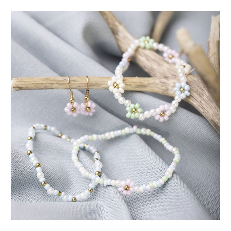 Load image into Gallery viewer, Creativ company https: www.cchobby.nl mini-hobbyset-sieraden-elastische-armband-oorbel-1-doos
