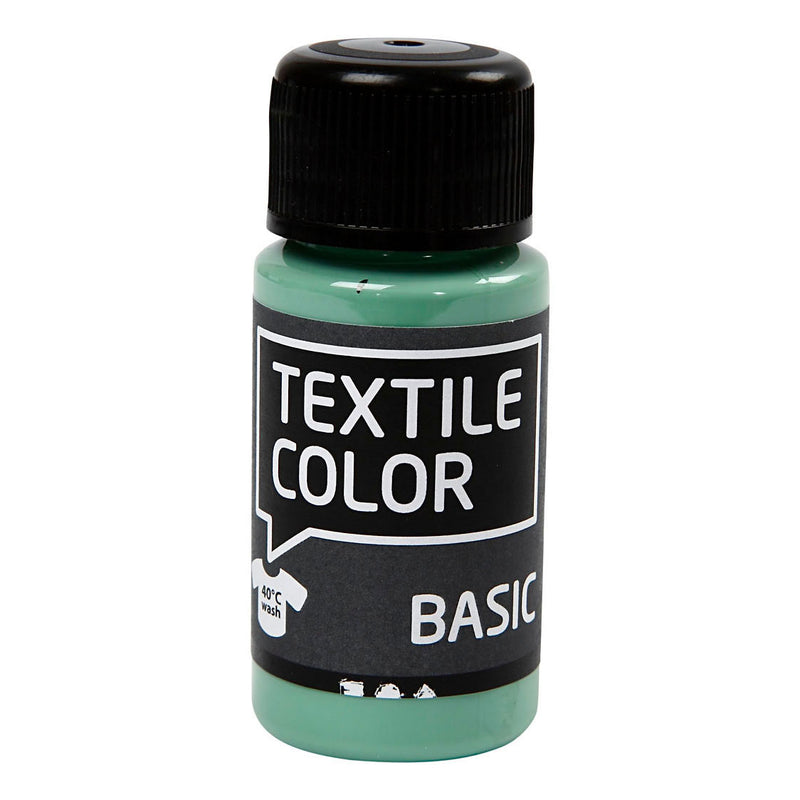 Load image into Gallery viewer, Creativ company textile color semi-dekkende textielverf - zeegroen, 50ml
