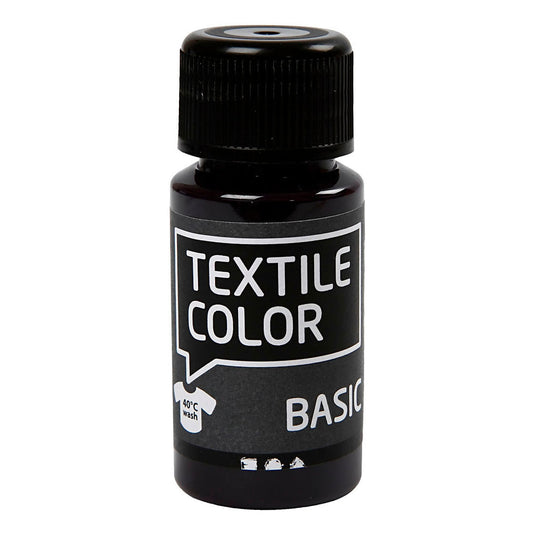 Creativ company textile color semi-dekkende textielverf - rood paars, 50ml