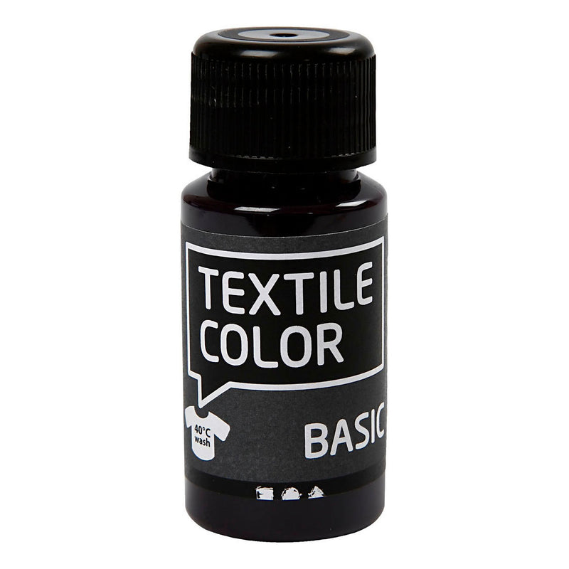 Load image into Gallery viewer, Creativ company textile color semi-dekkende textielverf - rood paars, 50ml
