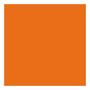 Creativ company textile color dekkende textielverf - oranje, 50ml