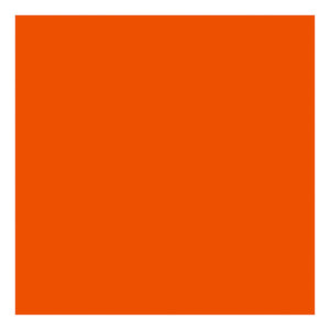 Creativ company textile color dekkende textielverf - neon oranje, 50ml