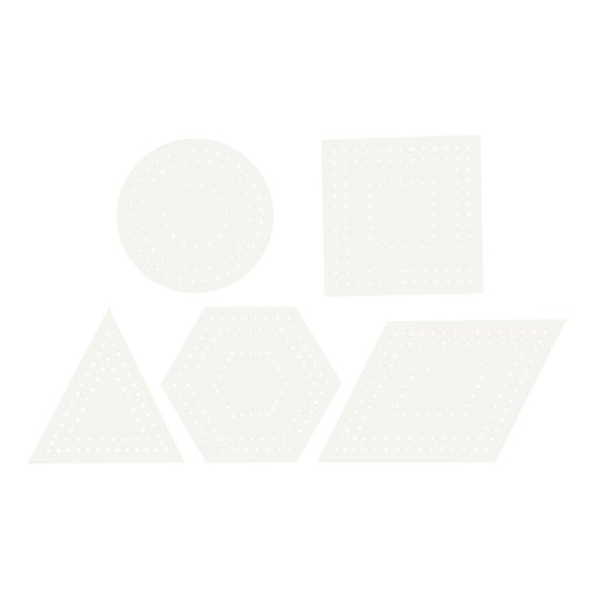 Creativ company https: www.cchobby.nl kruissteken-karton-geometrisch-afm-10-17-cm-wit-20-stuk-1-doos