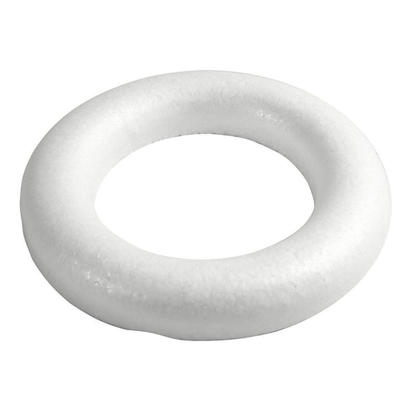 Styropor Ringen met Platte Achterkant, 30cm