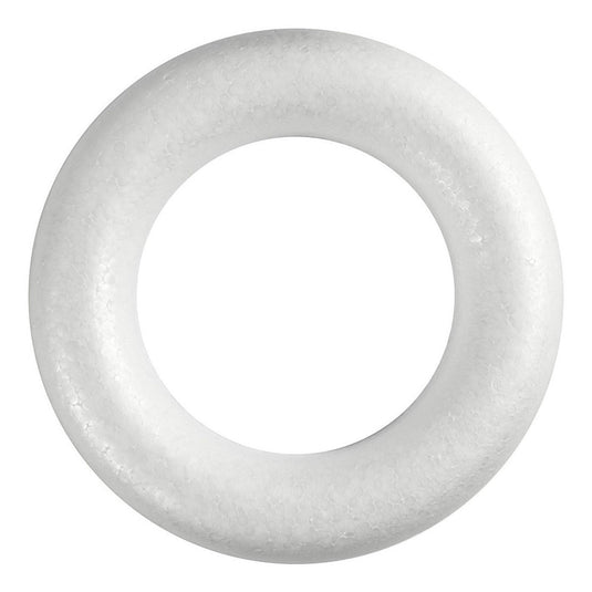Creativ company styropor ringen met platte achterkant, 30cm