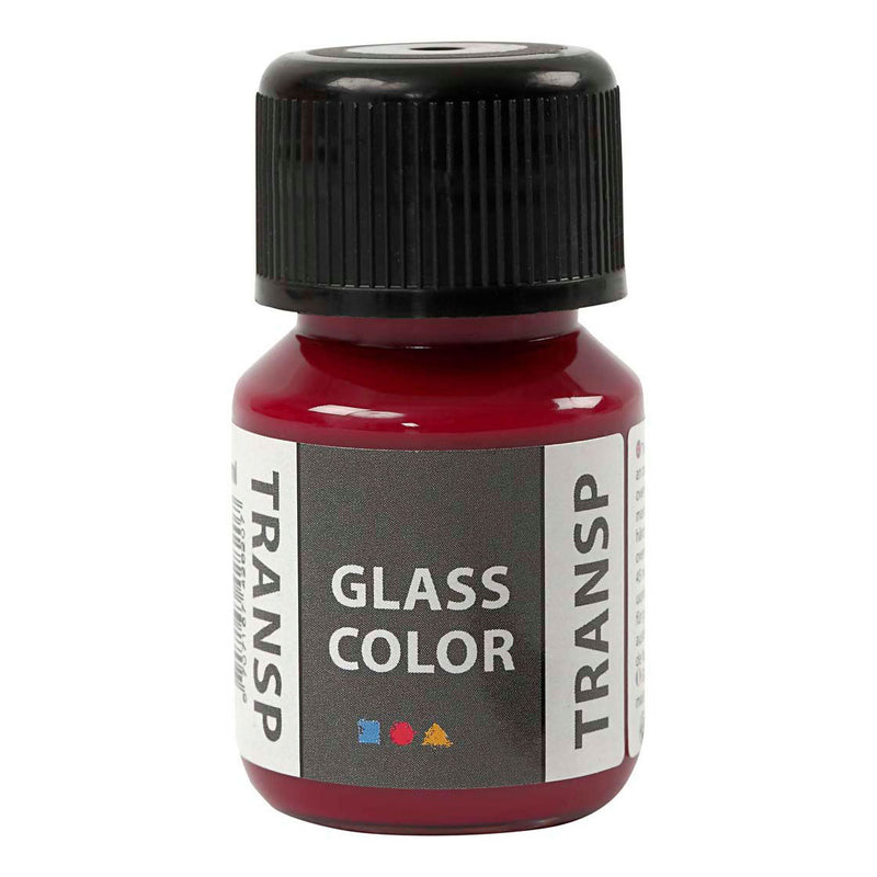 Load image into Gallery viewer, Creativ company glass color transparante verf - roze, 30ml
