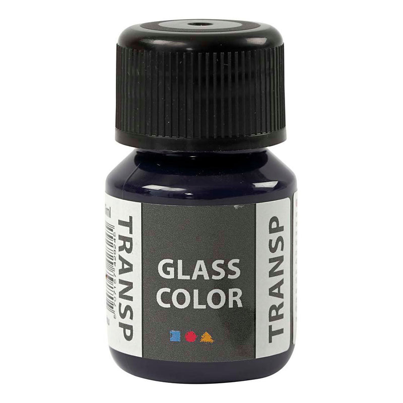 Load image into Gallery viewer, Creativ company glass color transparante verf - marine blauw, 30ml
