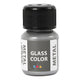 Creativ company glass color metal verf - zilver, 30ml