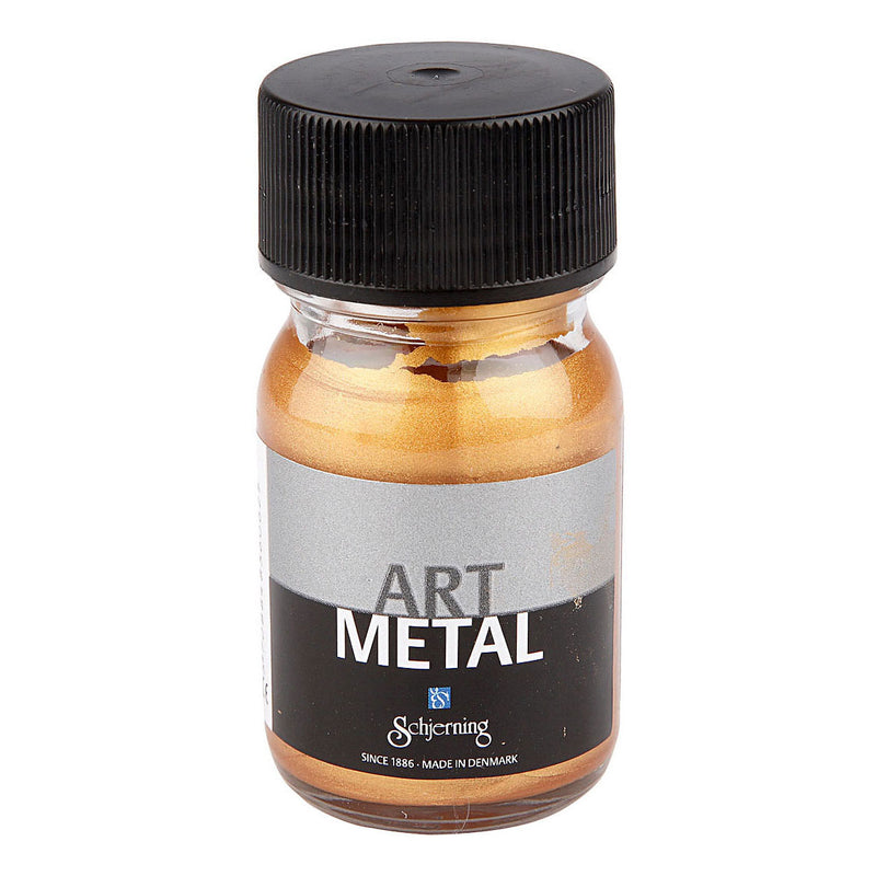 Load image into Gallery viewer, Creativ company hobbyverf metallic medium goud, 30ml
