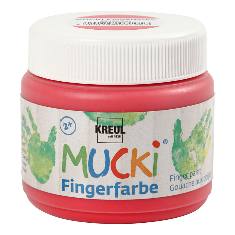 Load image into Gallery viewer, Creativ company mucki vingerverf - rood, 150ml

