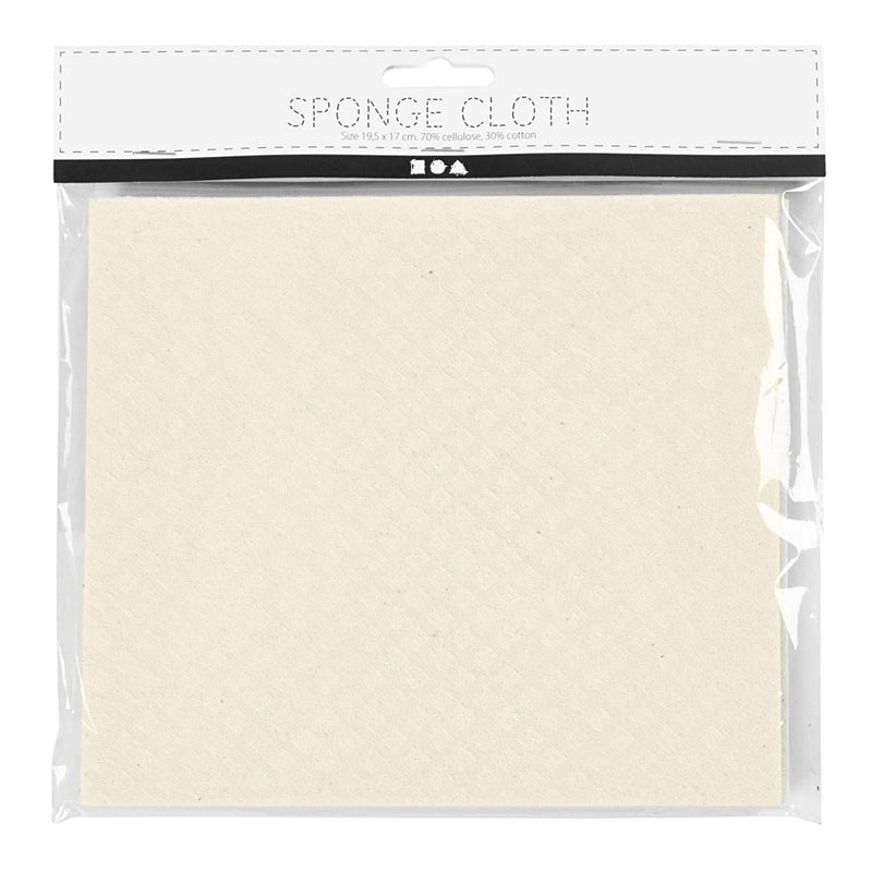 Load image into Gallery viewer, Creativ company https: www.cchobby.nl sponsdoek-afm-17x19-5-cm-off-white-3-stuk-1-doos
